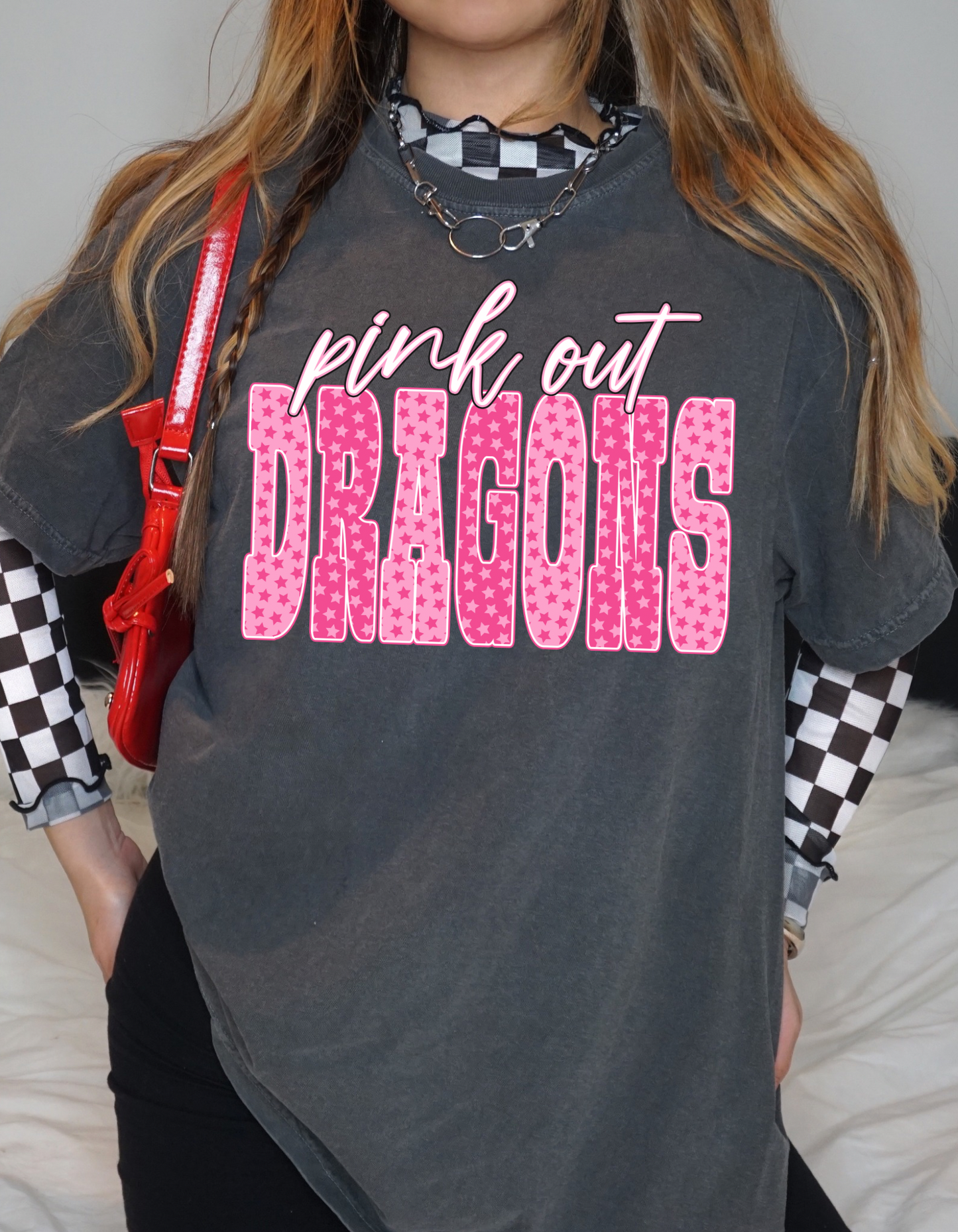 Pink Out Dragons Stars