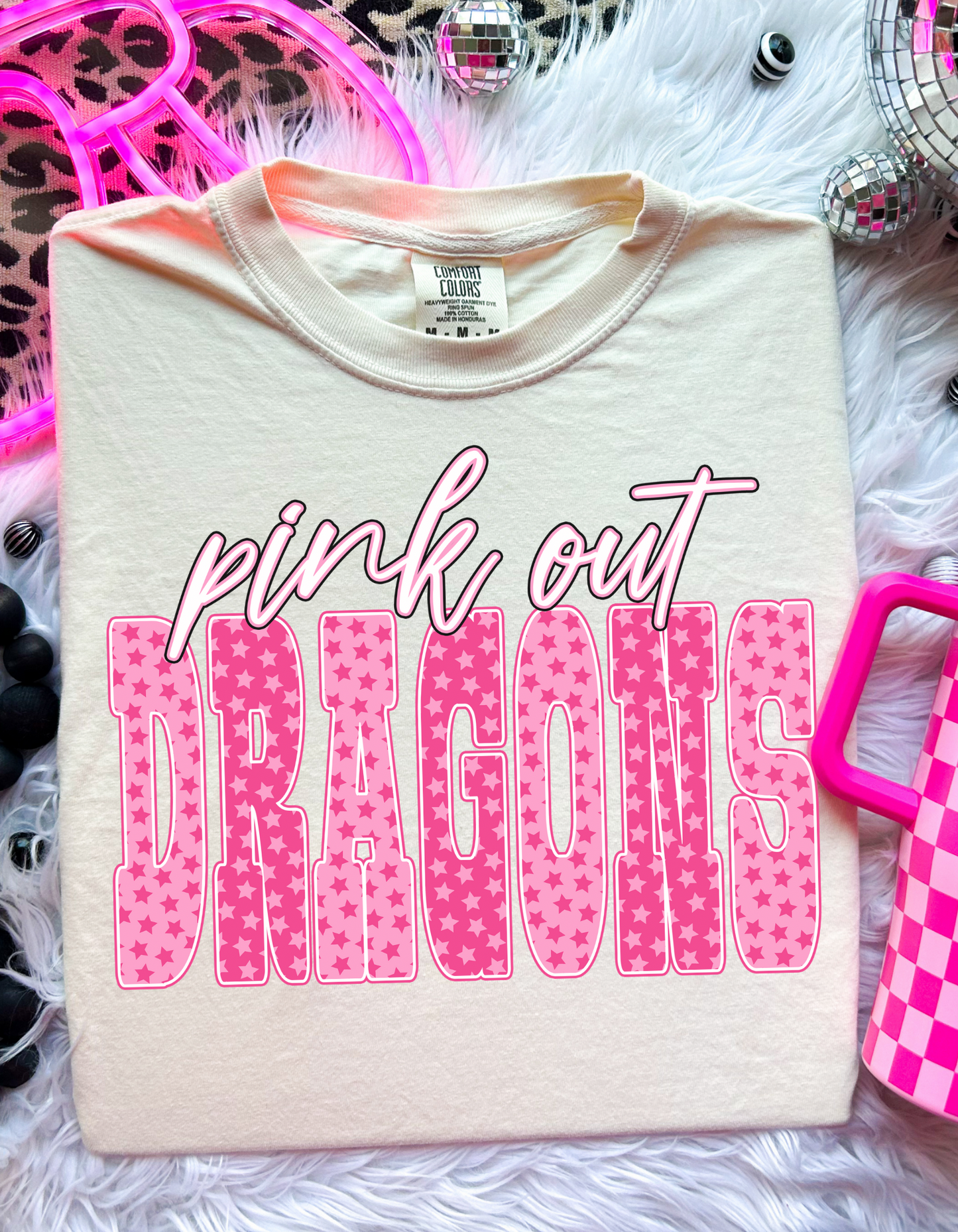 Pink Out Dragons Stars